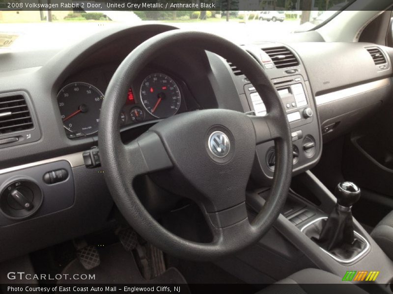 Dashboard of 2008 Rabbit 2 Door