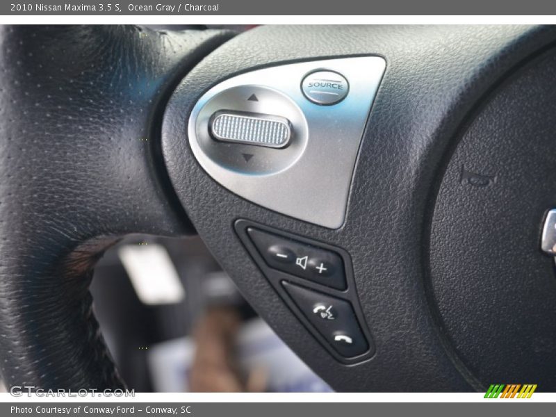 Ocean Gray / Charcoal 2010 Nissan Maxima 3.5 S
