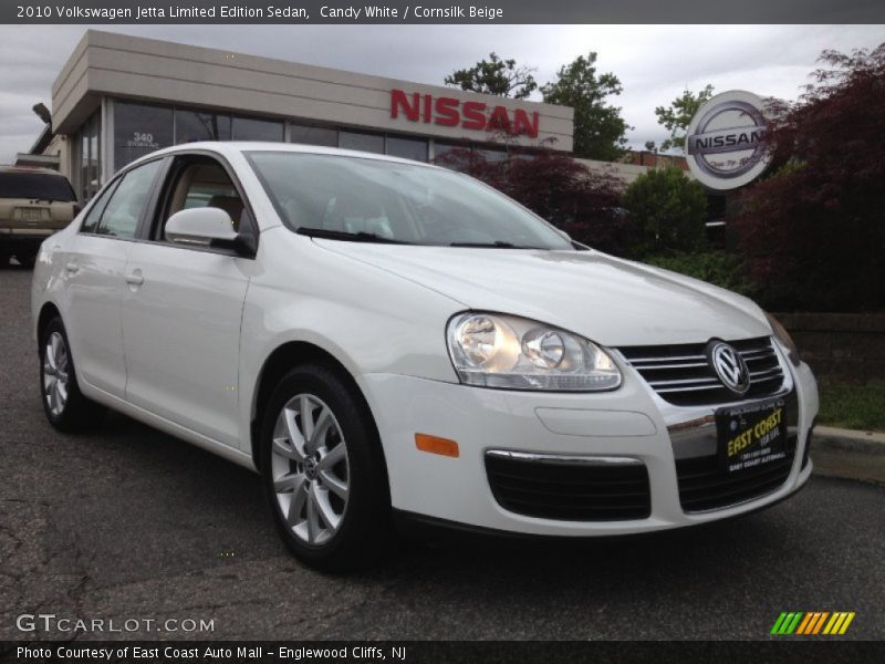 Candy White / Cornsilk Beige 2010 Volkswagen Jetta Limited Edition Sedan