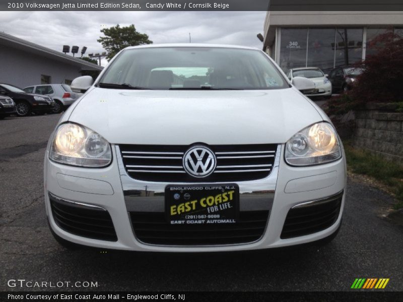 Candy White / Cornsilk Beige 2010 Volkswagen Jetta Limited Edition Sedan