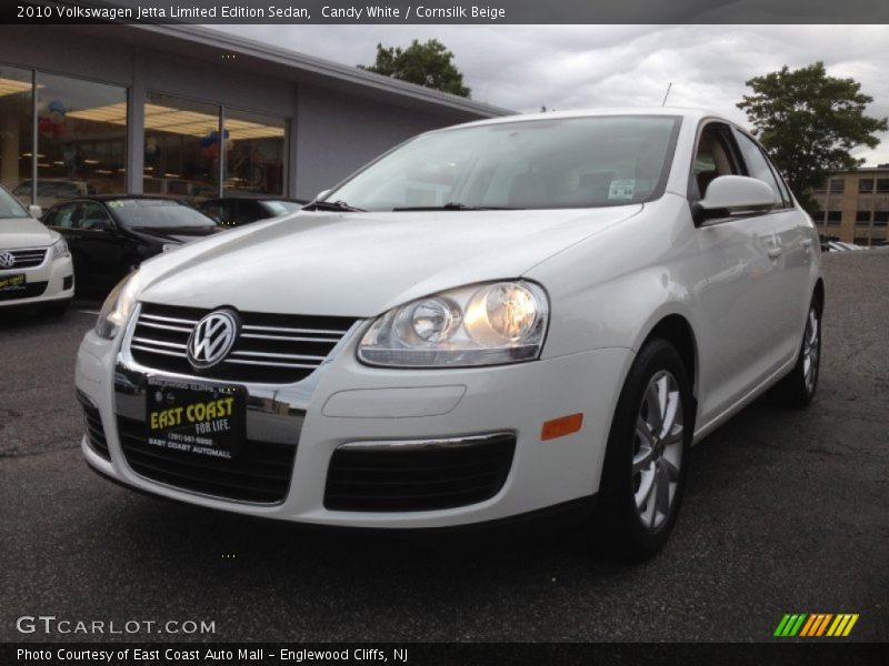 Candy White / Cornsilk Beige 2010 Volkswagen Jetta Limited Edition Sedan