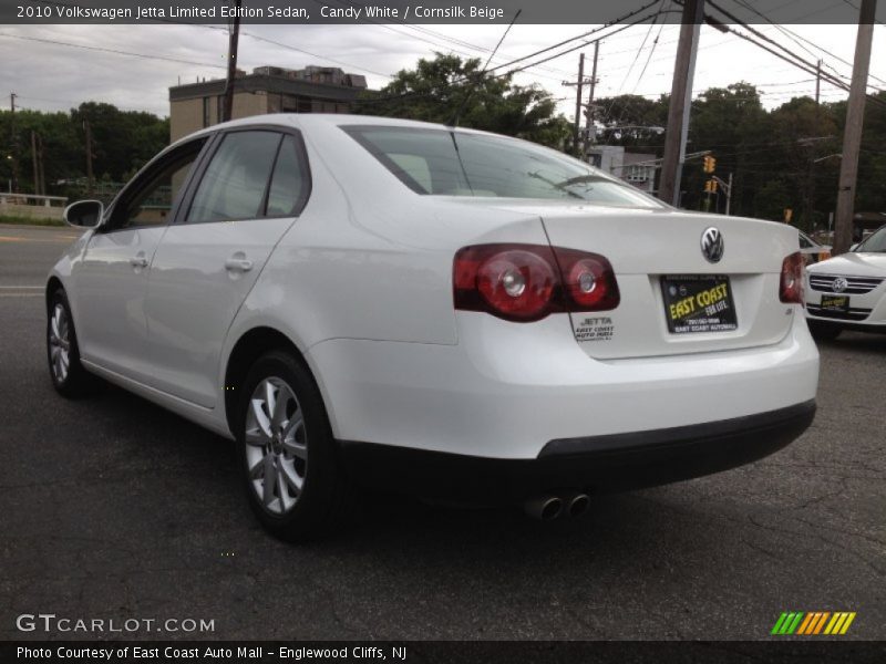Candy White / Cornsilk Beige 2010 Volkswagen Jetta Limited Edition Sedan