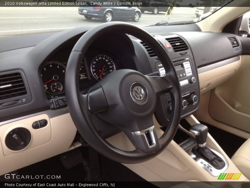 Candy White / Cornsilk Beige 2010 Volkswagen Jetta Limited Edition Sedan