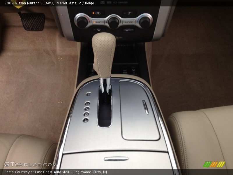 Merlot Metallic / Beige 2009 Nissan Murano SL AWD