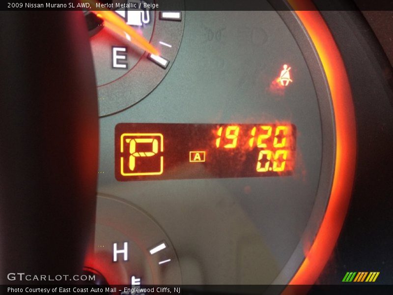 Merlot Metallic / Beige 2009 Nissan Murano SL AWD