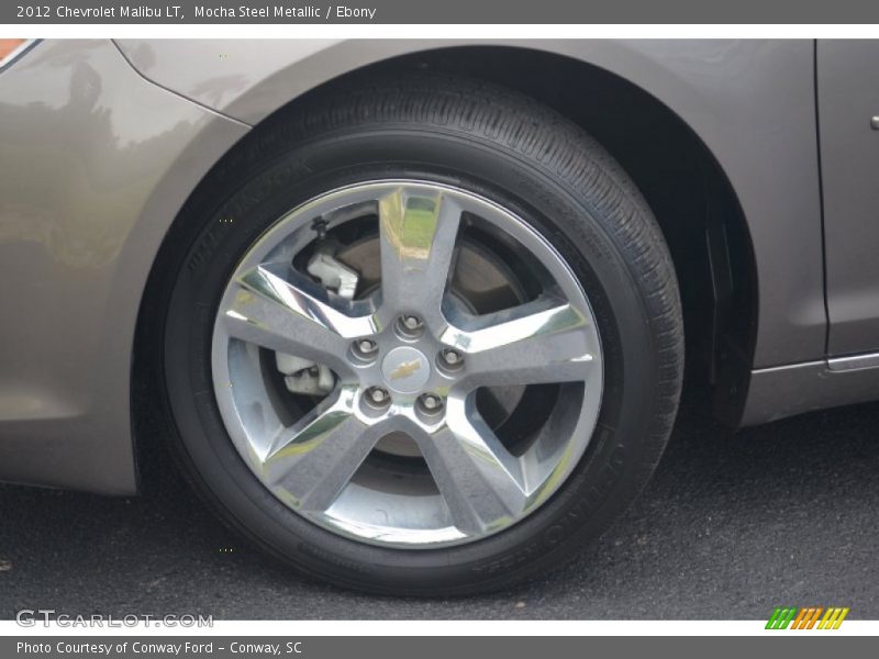 Mocha Steel Metallic / Ebony 2012 Chevrolet Malibu LT