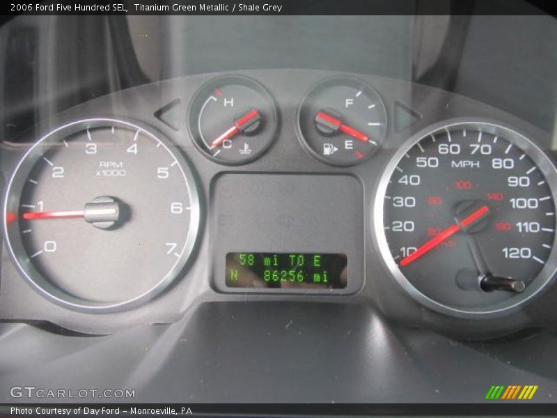  2006 Five Hundred SEL SEL Gauges