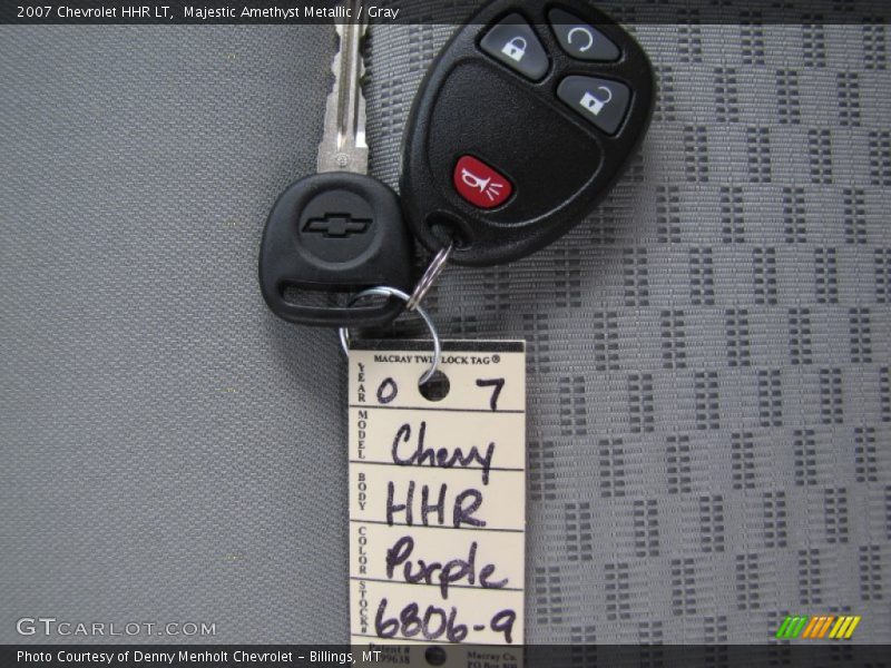 Majestic Amethyst Metallic / Gray 2007 Chevrolet HHR LT