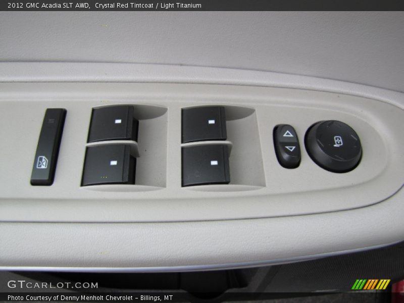 Crystal Red Tintcoat / Light Titanium 2012 GMC Acadia SLT AWD