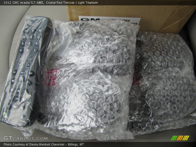 Crystal Red Tintcoat / Light Titanium 2012 GMC Acadia SLT AWD