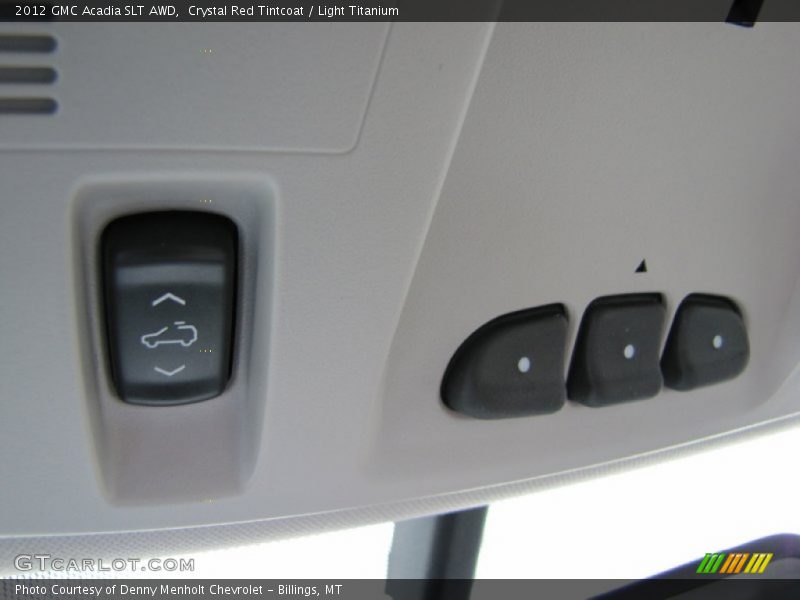 Crystal Red Tintcoat / Light Titanium 2012 GMC Acadia SLT AWD