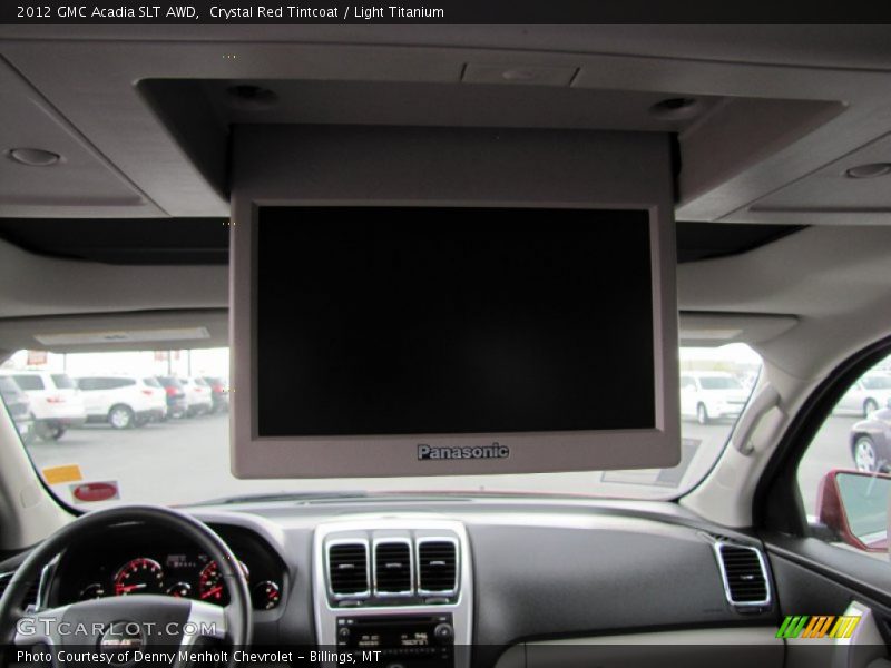 Crystal Red Tintcoat / Light Titanium 2012 GMC Acadia SLT AWD
