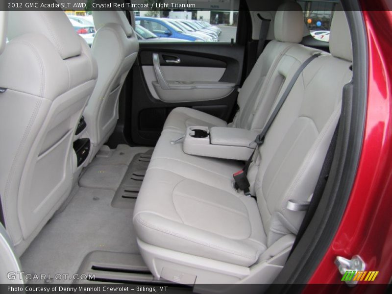 Crystal Red Tintcoat / Light Titanium 2012 GMC Acadia SLT AWD