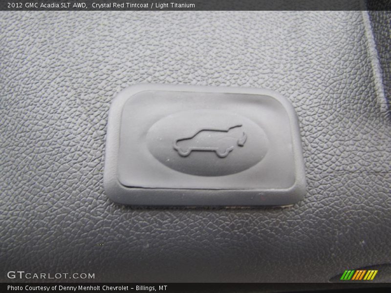 Crystal Red Tintcoat / Light Titanium 2012 GMC Acadia SLT AWD