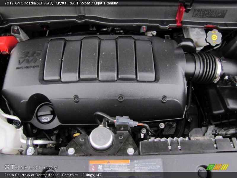 Crystal Red Tintcoat / Light Titanium 2012 GMC Acadia SLT AWD