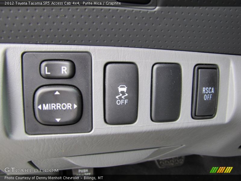 Controls of 2012 Tacoma SR5 Access Cab 4x4