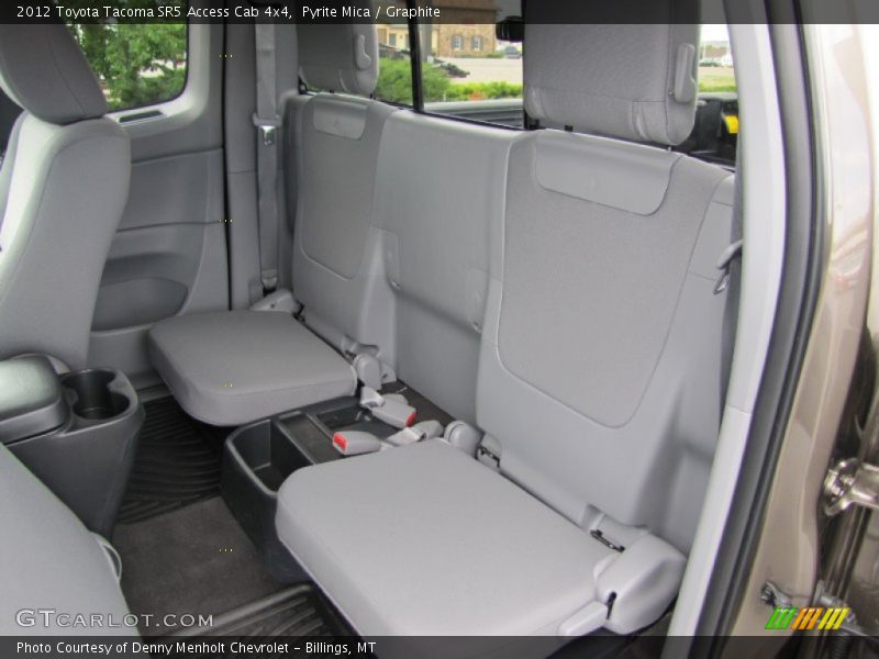 Rear Seat of 2012 Tacoma SR5 Access Cab 4x4