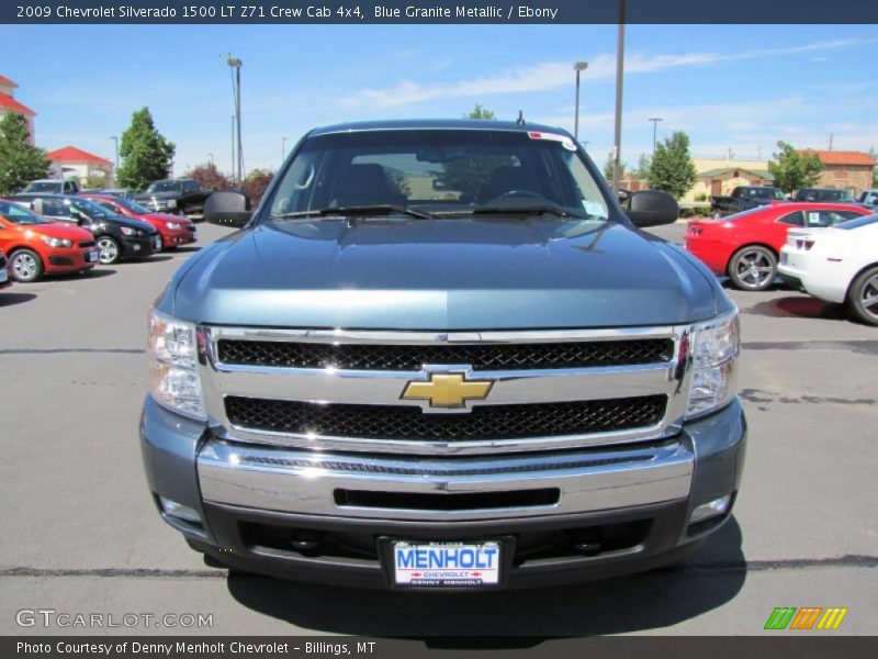 Blue Granite Metallic / Ebony 2009 Chevrolet Silverado 1500 LT Z71 Crew Cab 4x4