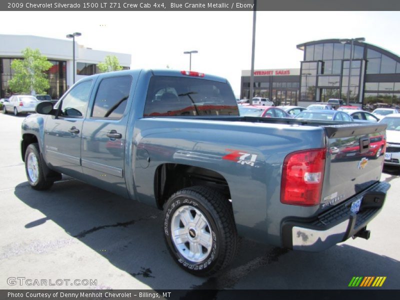 Blue Granite Metallic / Ebony 2009 Chevrolet Silverado 1500 LT Z71 Crew Cab 4x4