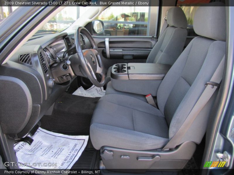 Blue Granite Metallic / Ebony 2009 Chevrolet Silverado 1500 LT Z71 Crew Cab 4x4