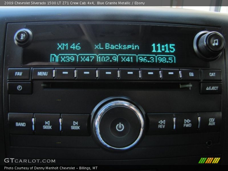 Blue Granite Metallic / Ebony 2009 Chevrolet Silverado 1500 LT Z71 Crew Cab 4x4