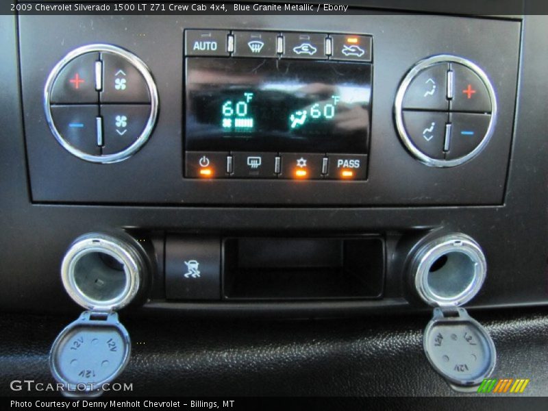 Blue Granite Metallic / Ebony 2009 Chevrolet Silverado 1500 LT Z71 Crew Cab 4x4