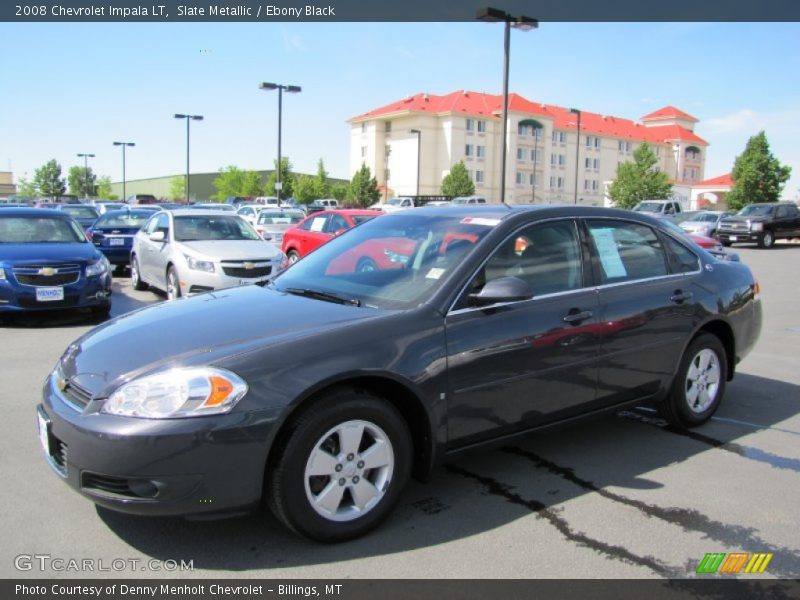 Slate Metallic / Ebony Black 2008 Chevrolet Impala LT