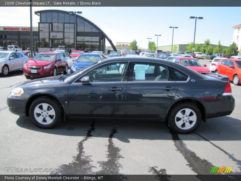 Slate Metallic / Ebony Black 2008 Chevrolet Impala LT