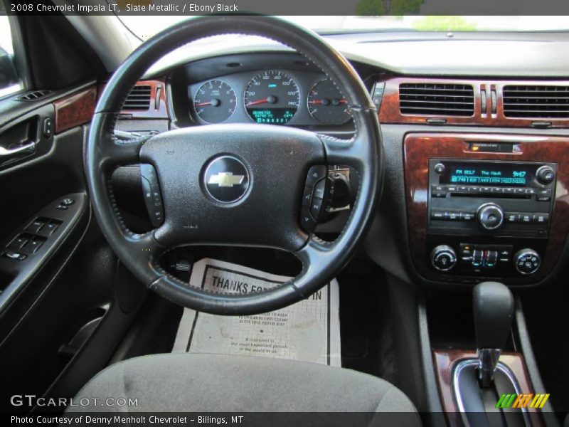 Slate Metallic / Ebony Black 2008 Chevrolet Impala LT