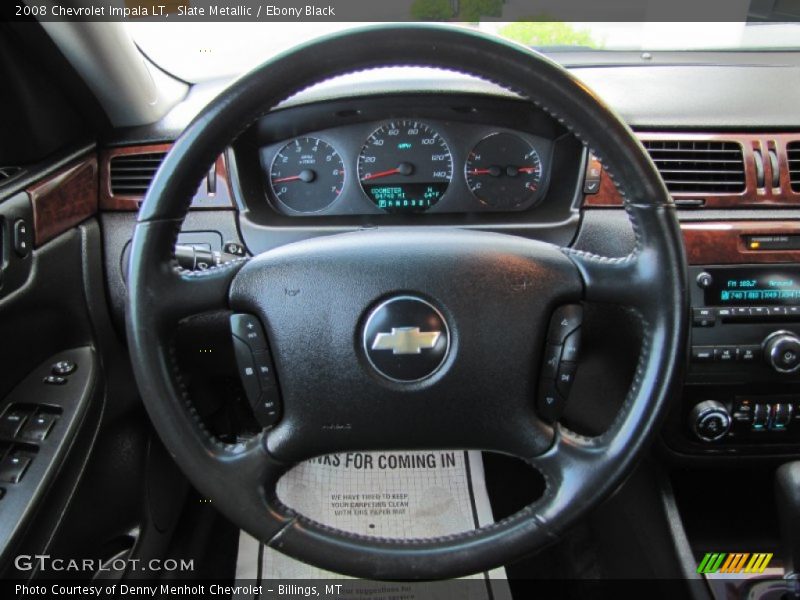 Slate Metallic / Ebony Black 2008 Chevrolet Impala LT