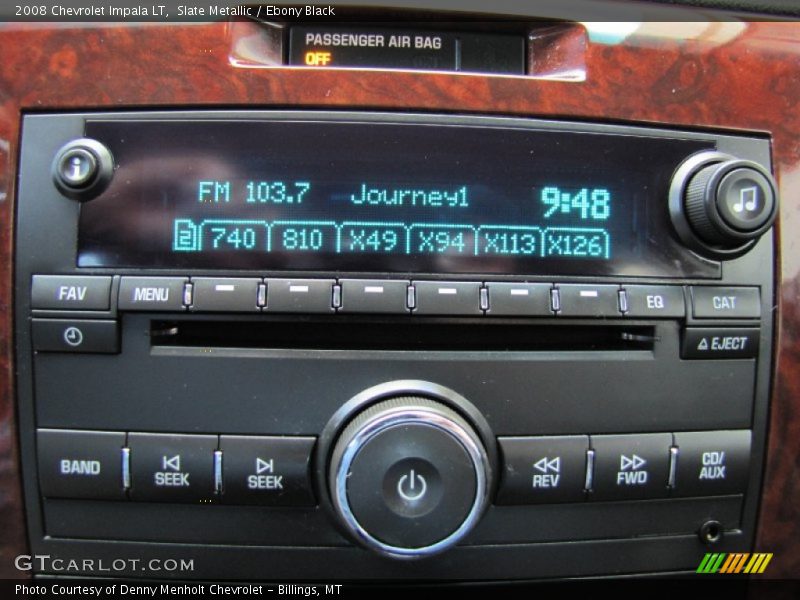 Slate Metallic / Ebony Black 2008 Chevrolet Impala LT