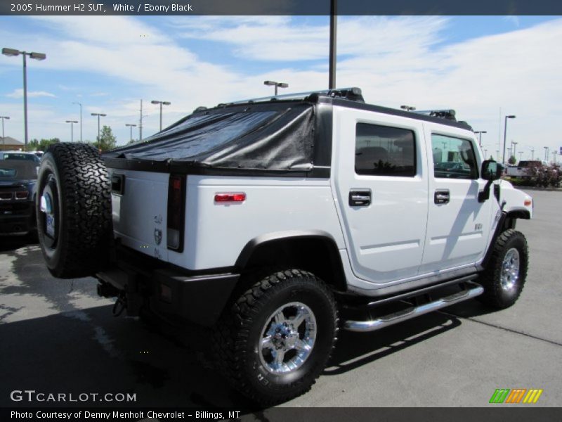 White / Ebony Black 2005 Hummer H2 SUT