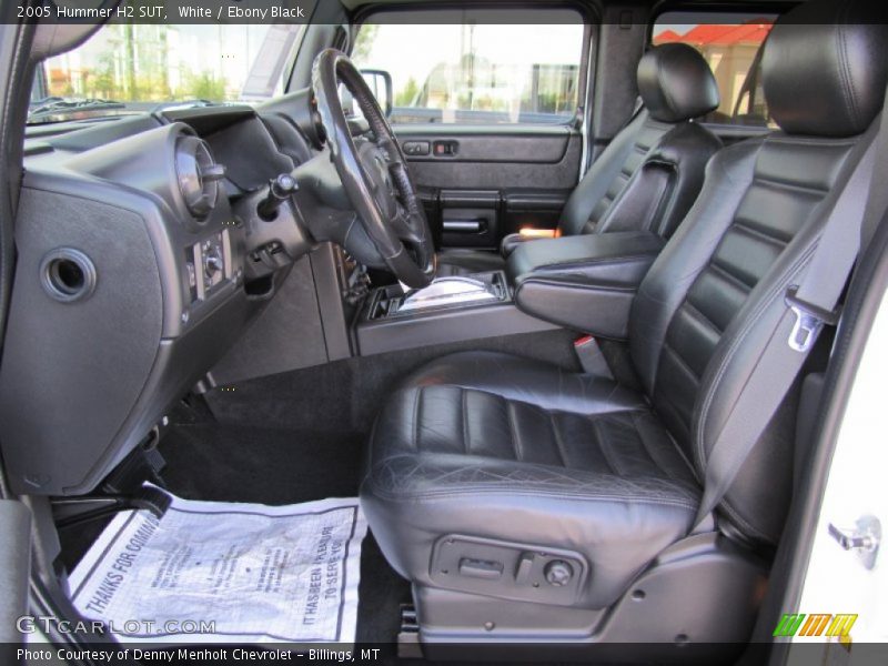 White / Ebony Black 2005 Hummer H2 SUT