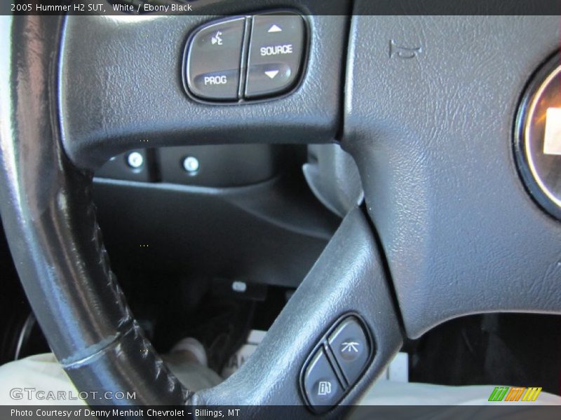 White / Ebony Black 2005 Hummer H2 SUT