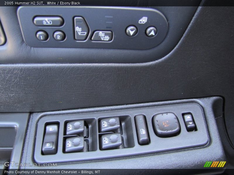 White / Ebony Black 2005 Hummer H2 SUT