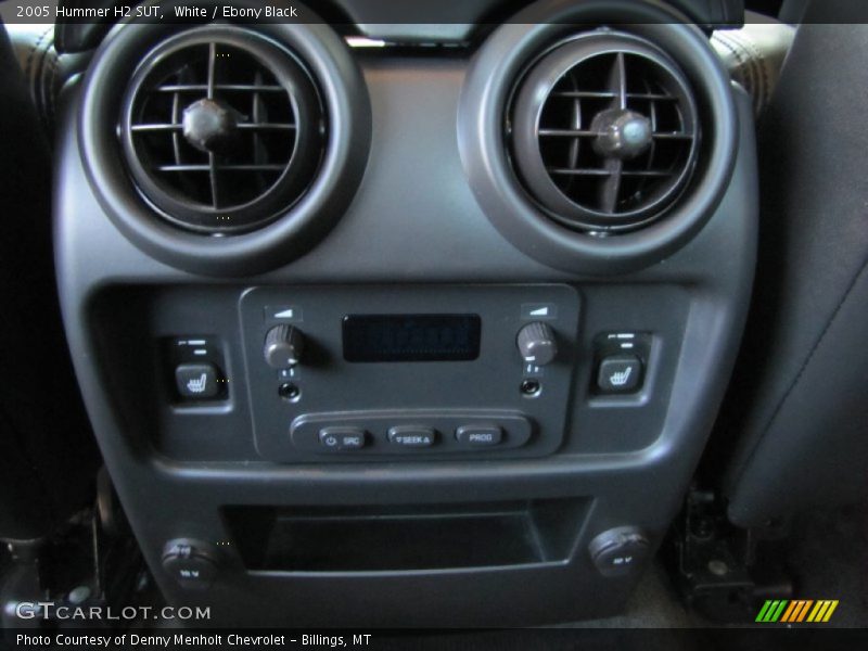 White / Ebony Black 2005 Hummer H2 SUT