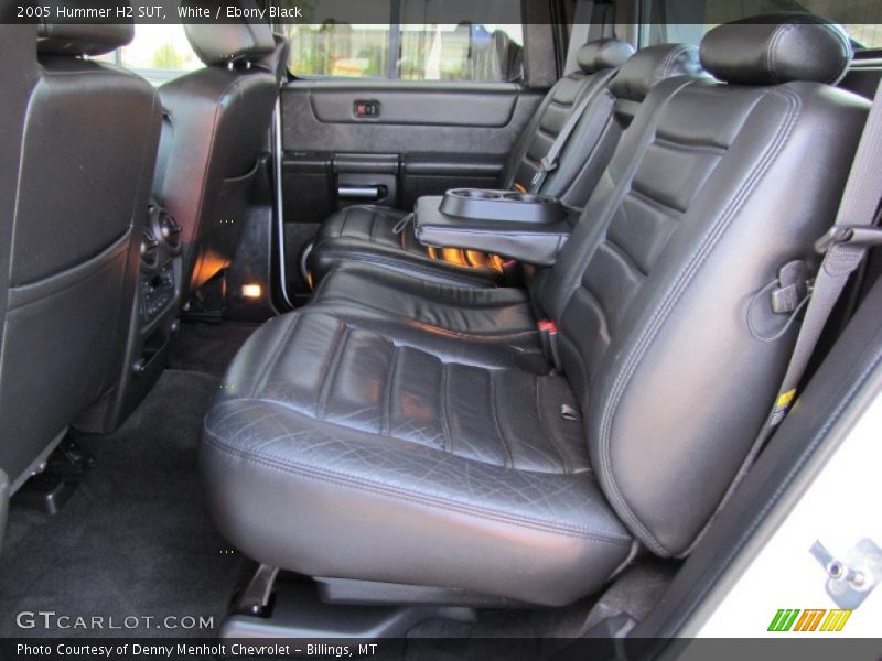 White / Ebony Black 2005 Hummer H2 SUT