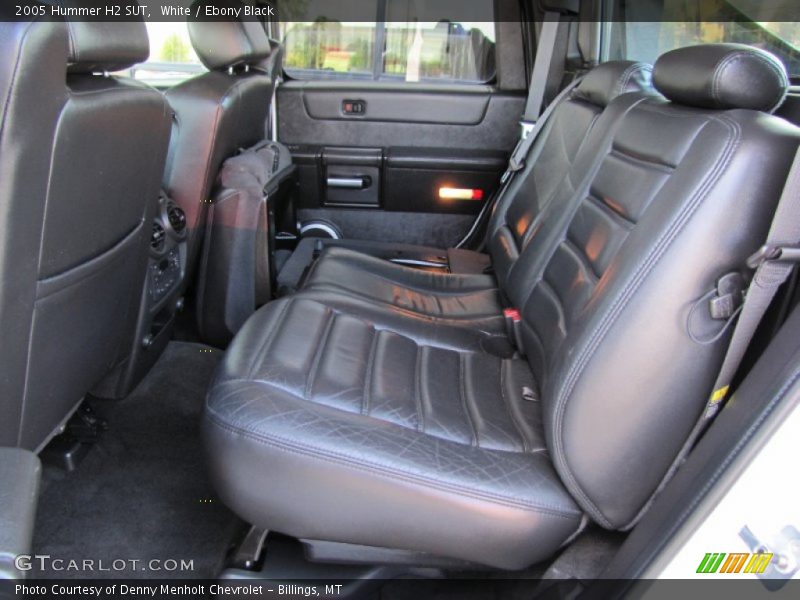 White / Ebony Black 2005 Hummer H2 SUT