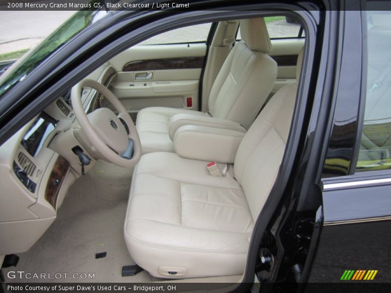 Black Clearcoat / Light Camel 2008 Mercury Grand Marquis GS