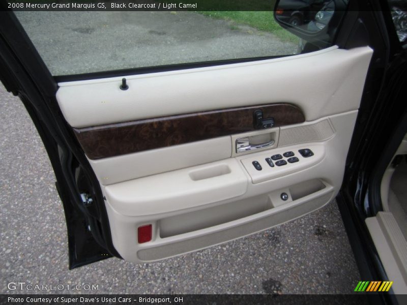 Black Clearcoat / Light Camel 2008 Mercury Grand Marquis GS