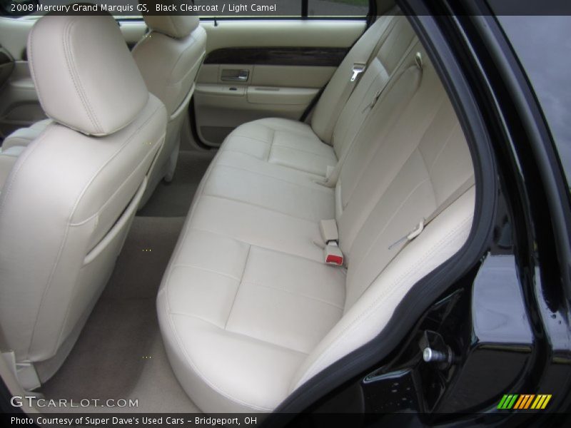 Black Clearcoat / Light Camel 2008 Mercury Grand Marquis GS