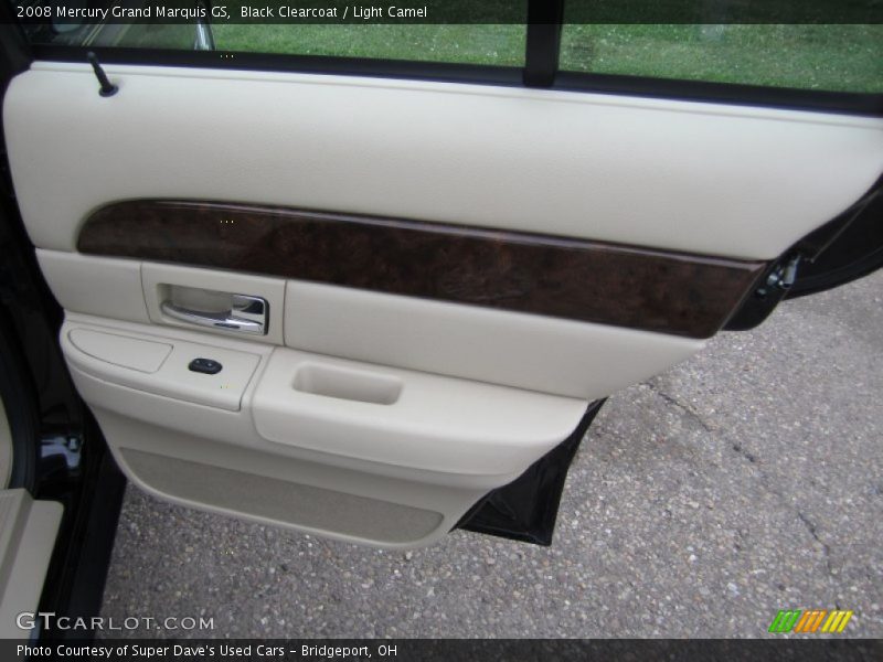 Black Clearcoat / Light Camel 2008 Mercury Grand Marquis GS