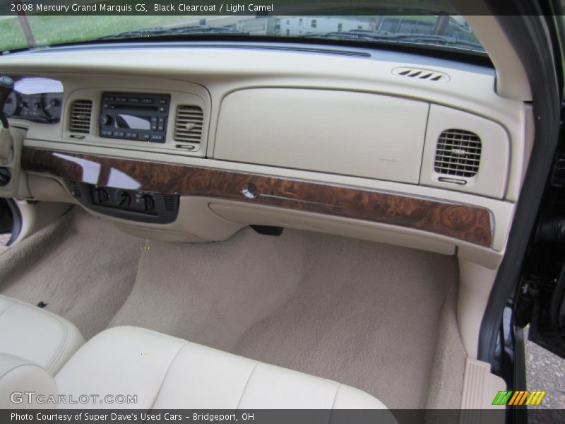 Black Clearcoat / Light Camel 2008 Mercury Grand Marquis GS