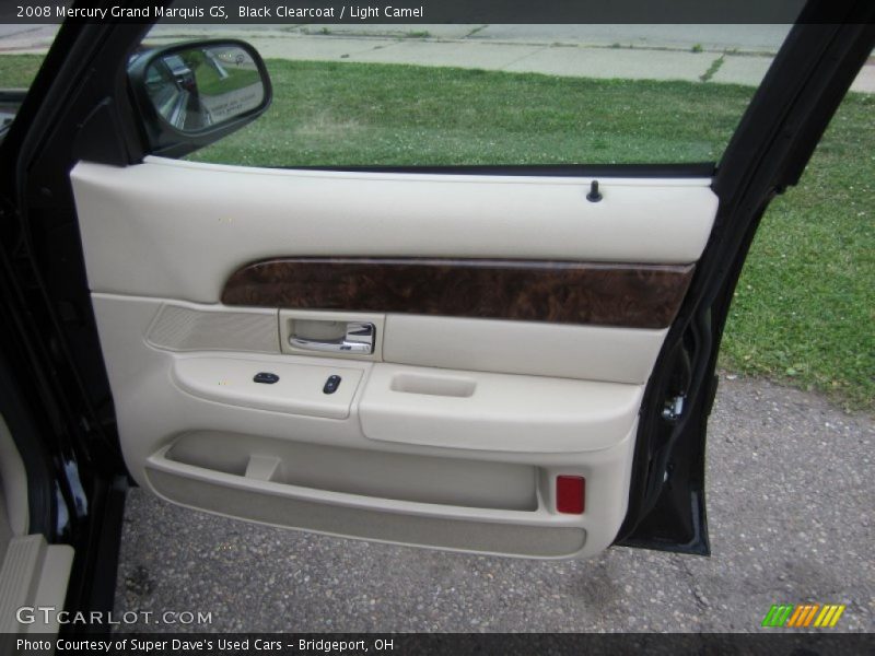 Black Clearcoat / Light Camel 2008 Mercury Grand Marquis GS