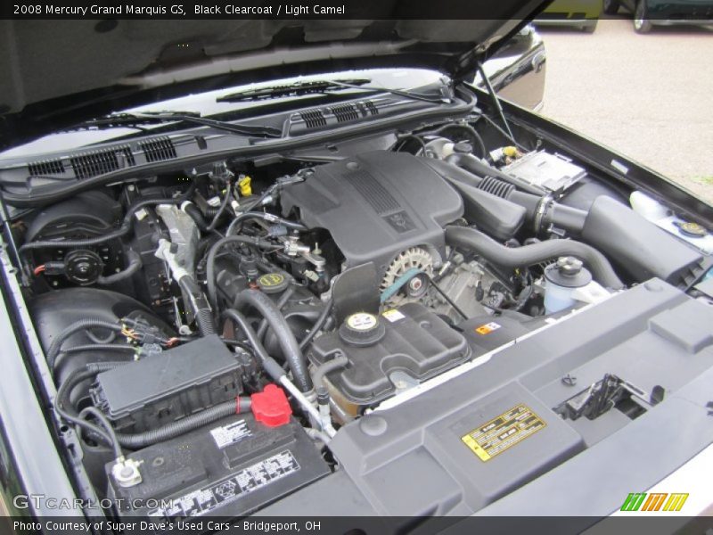 Black Clearcoat / Light Camel 2008 Mercury Grand Marquis GS