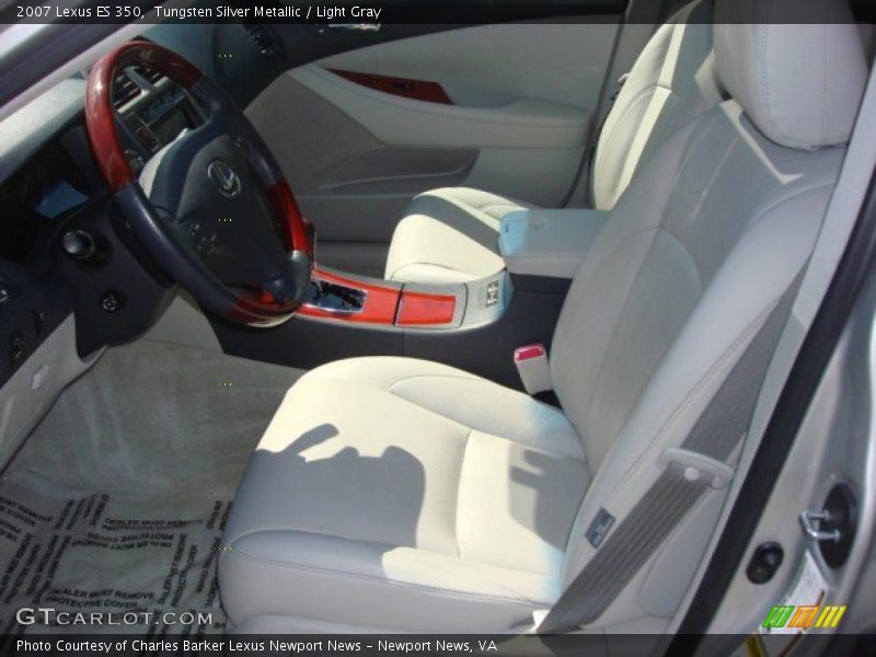 Tungsten Silver Metallic / Light Gray 2007 Lexus ES 350