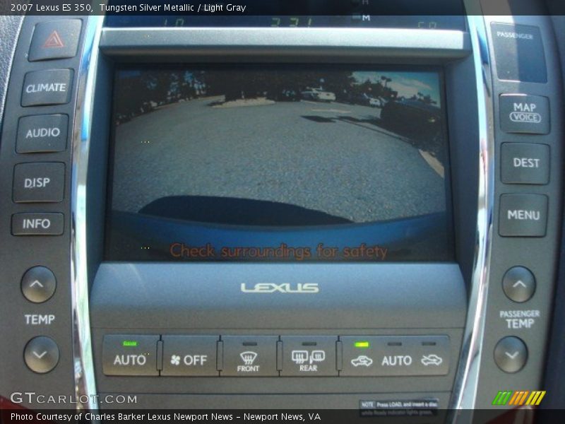 Tungsten Silver Metallic / Light Gray 2007 Lexus ES 350