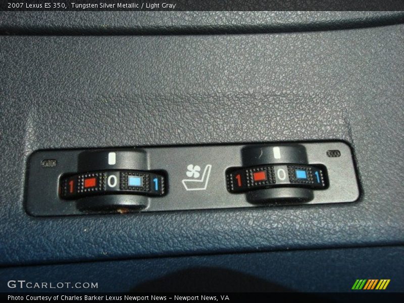 Tungsten Silver Metallic / Light Gray 2007 Lexus ES 350