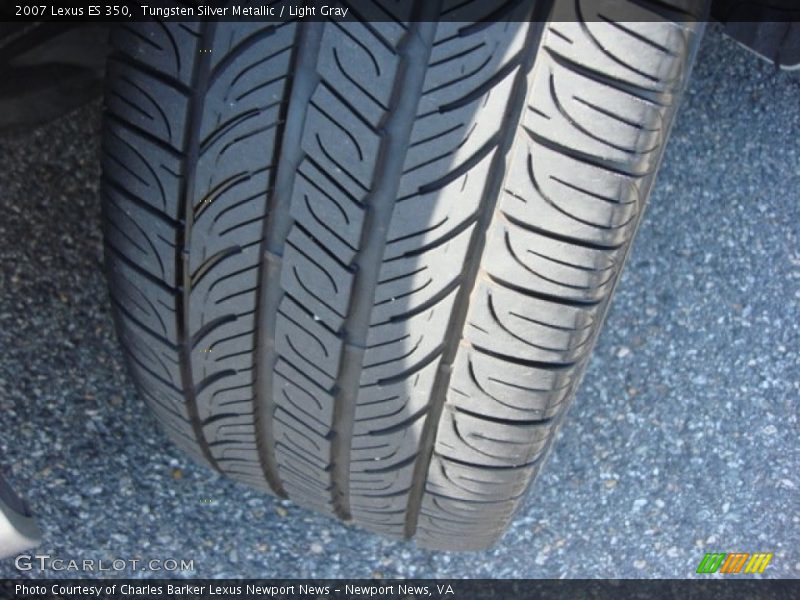 Tungsten Silver Metallic / Light Gray 2007 Lexus ES 350