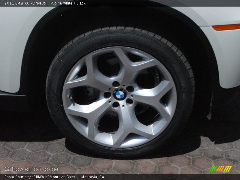 Alpine White / Black 2011 BMW X6 xDrive35i